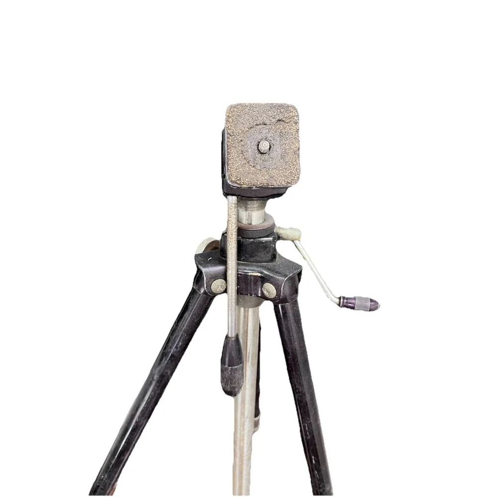 Vtg Quick-Set Elevator Top Tripod Extends 43